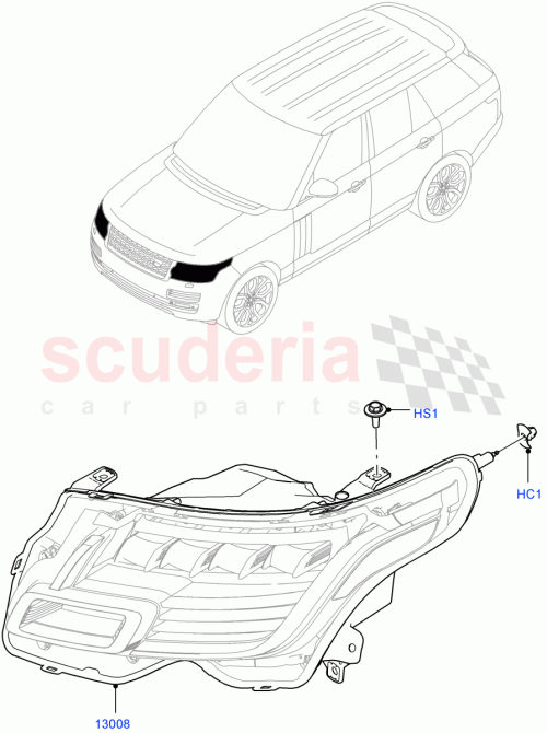 Part Diagram for Land Rover LR116074