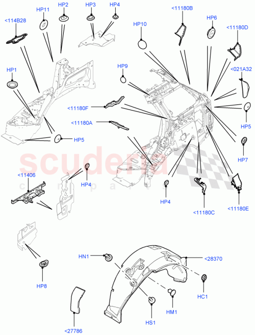 Part Diagram for Land Rover LR044243
