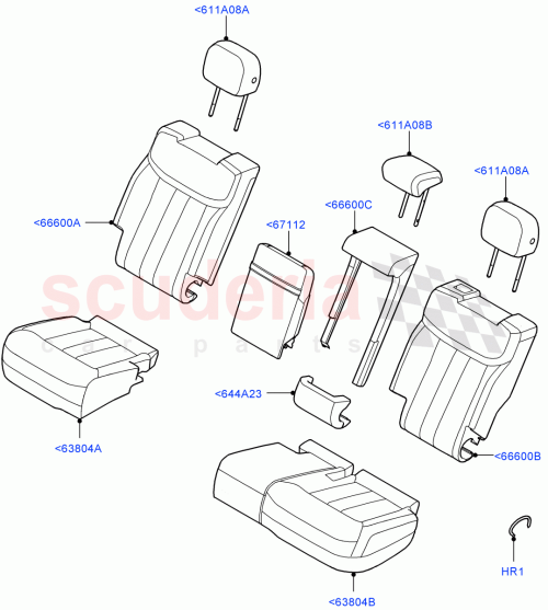 Part Diagram for Land Rover LR150708