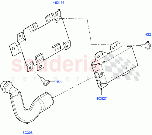Part Diagram for Land Rover LR132333