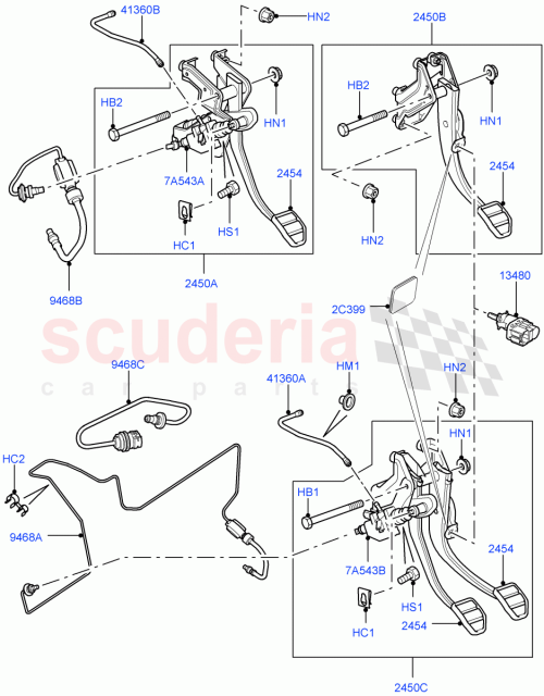 Part Diagram for Land Rover LR015532