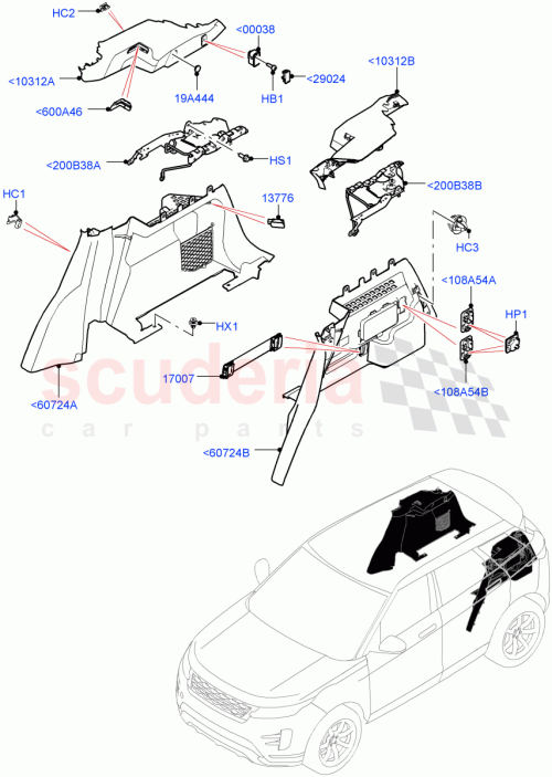 Part Diagram for Land Rover LR114741