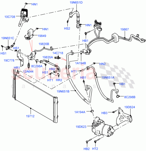 Part Diagram for Land Rover LR159945