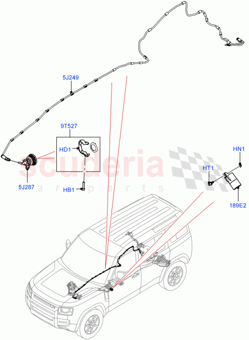 Part Diagram for Land Rover LR146540