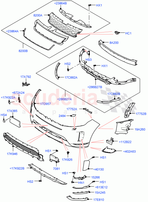 Part Diagram for Land Rover LR121824