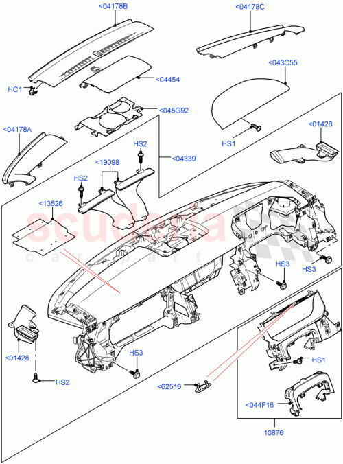 Part Diagram for Land Rover LR088908