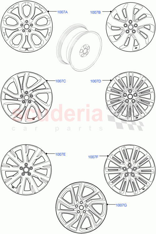 Part Diagram for Land Rover LR081589