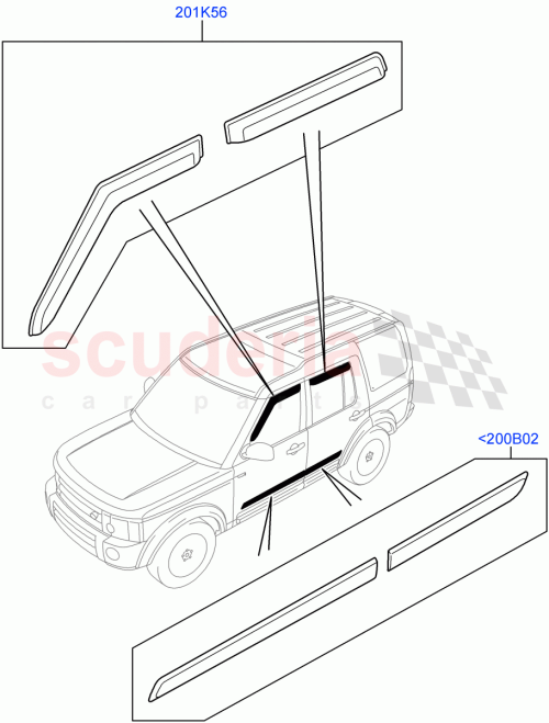 Part Diagram for Land Rover VPLAP0289