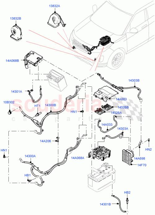 Part Diagram for Land Rover LR126612