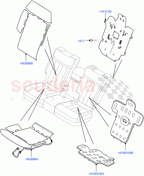 Part Diagram for Land Rover LR152868