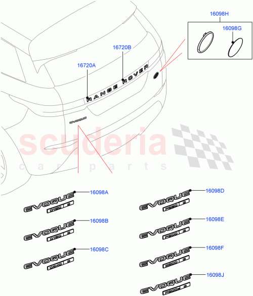 Part Diagram for Land Rover LR162808
