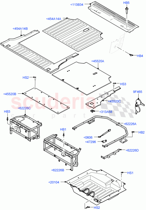 Part Diagram for Land Rover LR156755