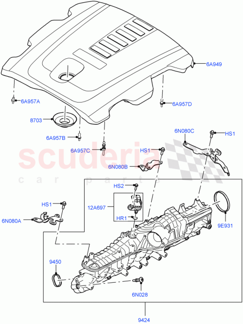Part Diagram for Land Rover LR161231