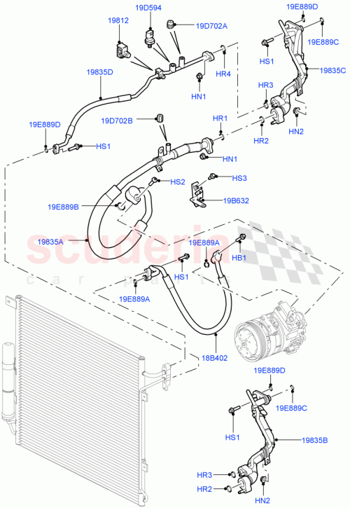 Part Diagram for Land Rover LR013880
