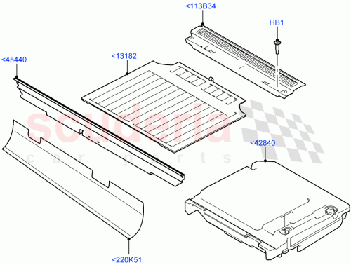 Part Diagram for Land Rover LR136933