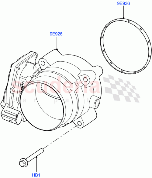 Part Diagram for Land Rover LR020694
