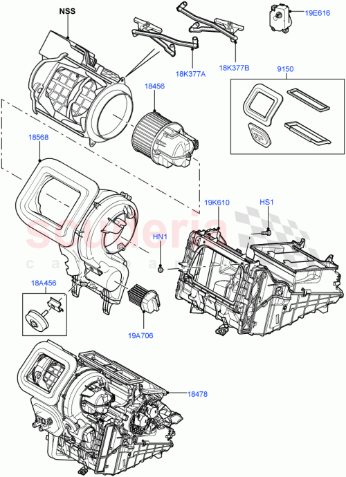 Part Diagram for Land Rover LR048448
