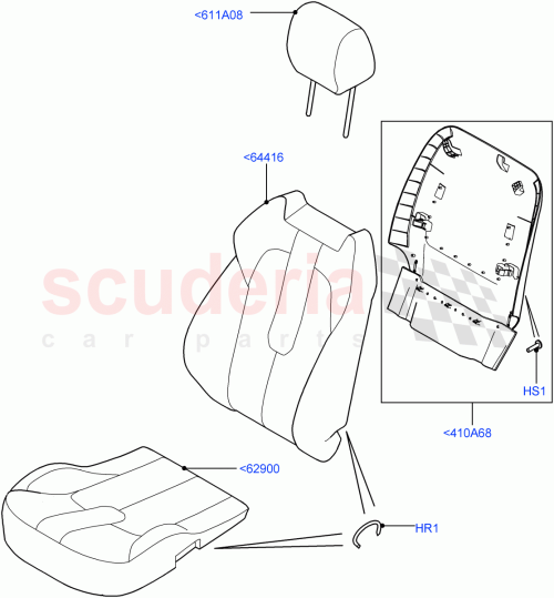 Part Diagram for Land Rover LR110587
