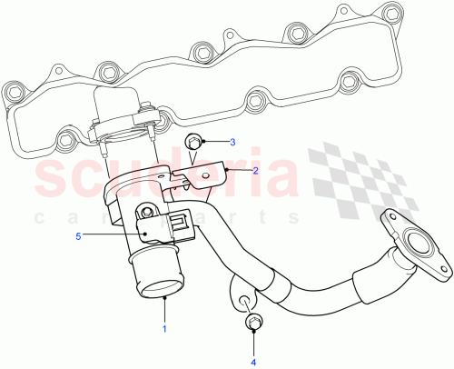 Part Diagram for Land Rover LR022164
