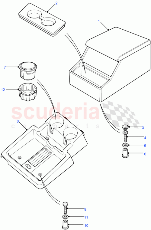 Part Diagram for Land Rover FWJ500020PMA