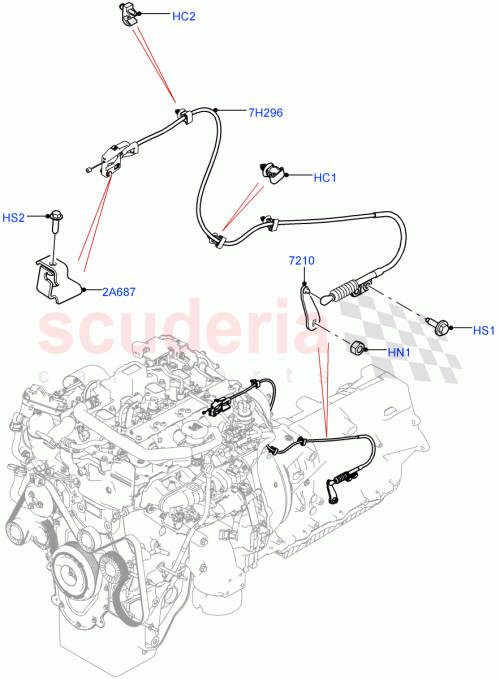 Part Diagram for Land Rover LR141629