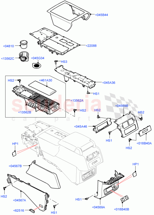 Part Diagram for Land Rover LR142833