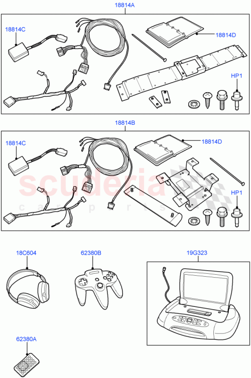 Part Diagram for Land Rover VUB502651