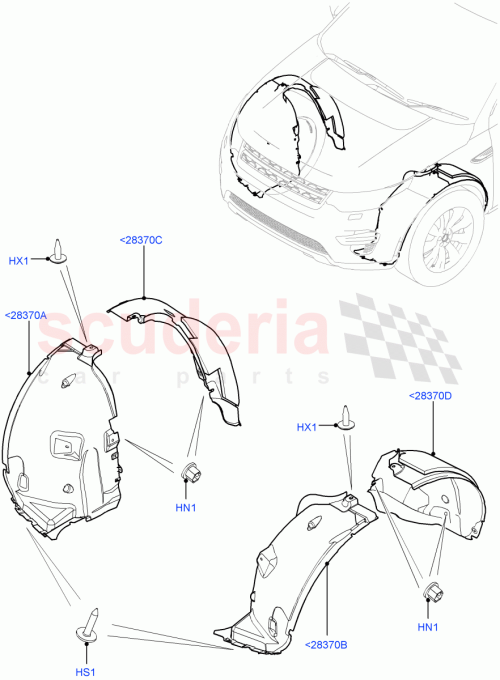 Part Diagram for Land Rover LR074800