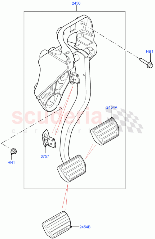 Part Diagram for Land Rover LR153592