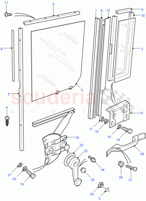 Part Diagram for Land Rover LR077711