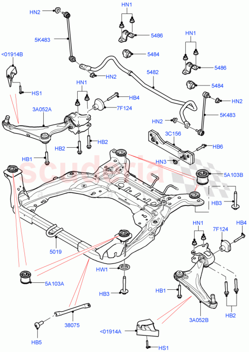 Part Diagram for Land Rover LR030743