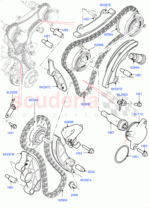 Part Diagram for Land Rover LR162948