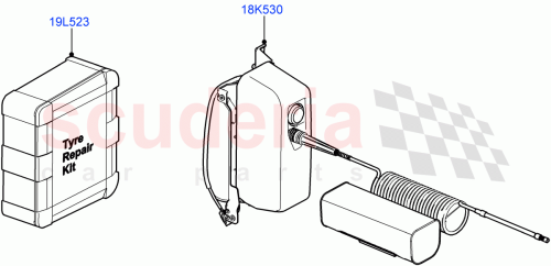 Part Diagram for Land Rover VPLES0574