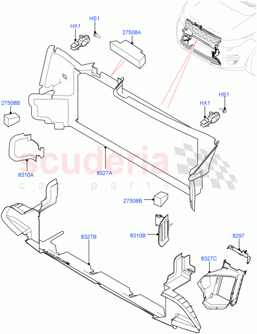 Part Diagram for Land Rover LR094265