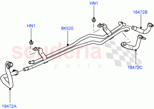 Part Diagram for Land Rover LR017302