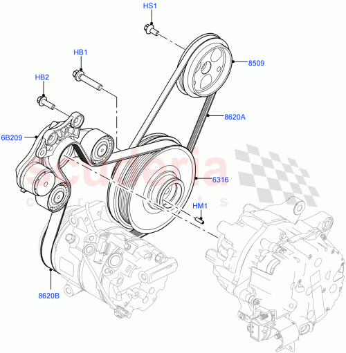 Part Diagram for Land Rover LR139646