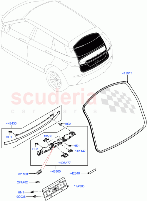 Part Diagram for Land Rover LR089442