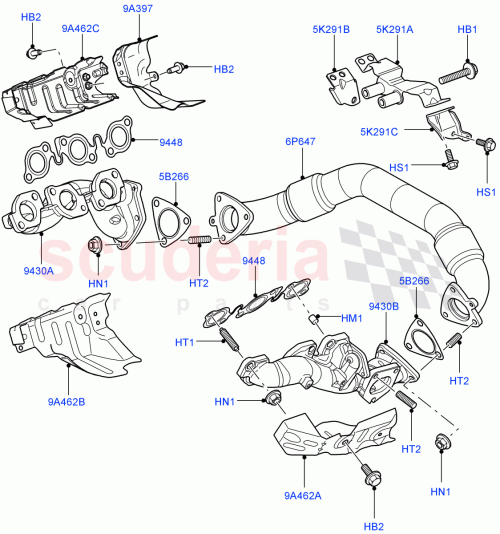 Part Diagram for Land Rover 6076340