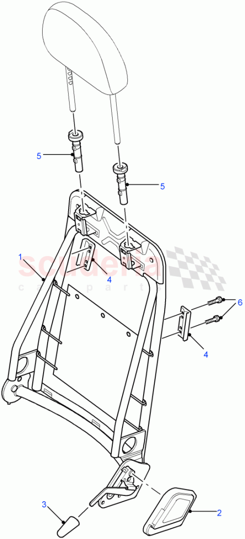 Part Diagram for Land Rover HJT500020PUY