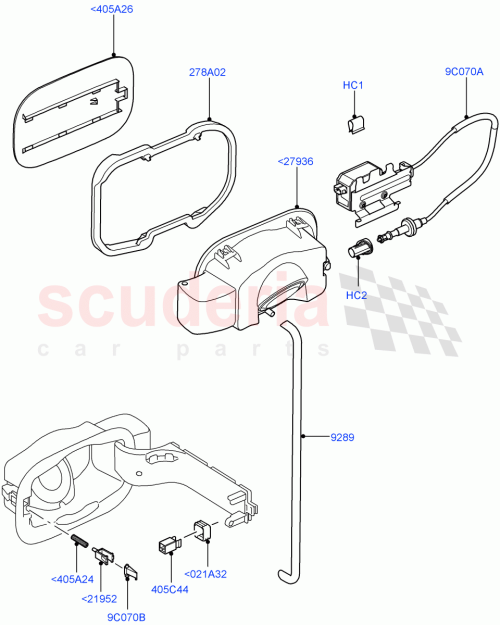 Part Diagram for Land Rover FSG500030