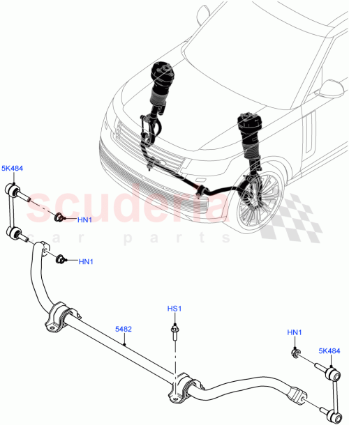 Part Diagram for Land Rover LR154995