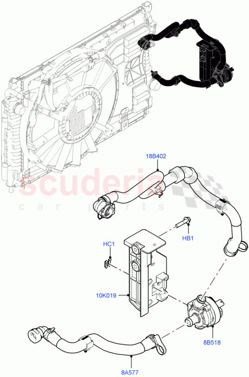 Part Diagram for Land Rover LR125564