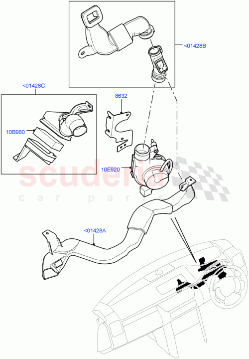 Part Diagram for Land Rover LR018623