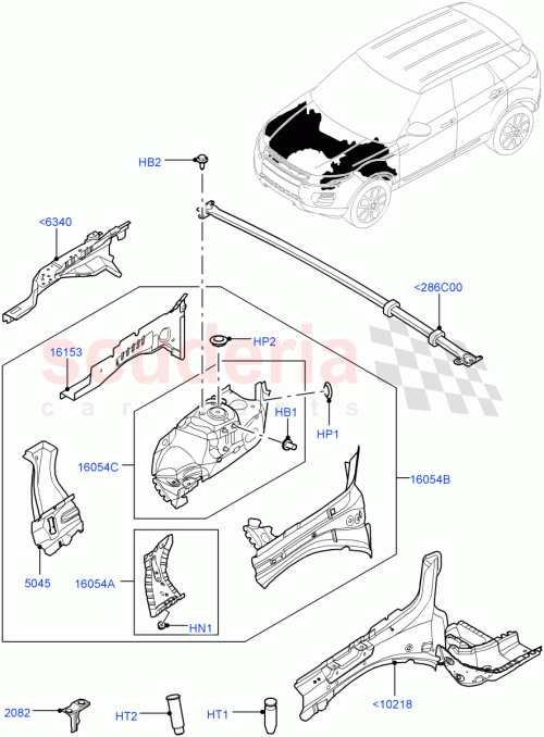 Part Diagram for Land Rover LR038652