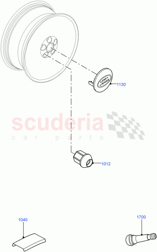 Part Diagram for Land Rover LR069203