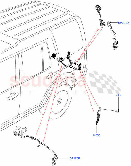 Part Diagram for Land Rover LR053004