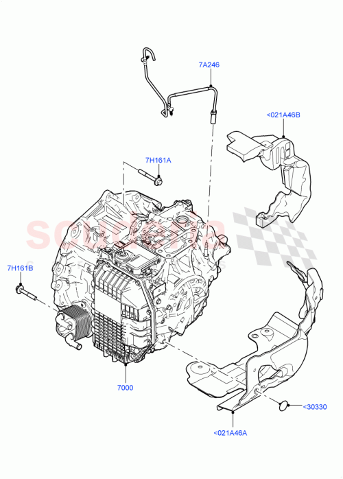 Part Diagram for Land Rover LR125504