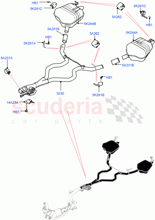 Part Diagram for Land Rover LR126077