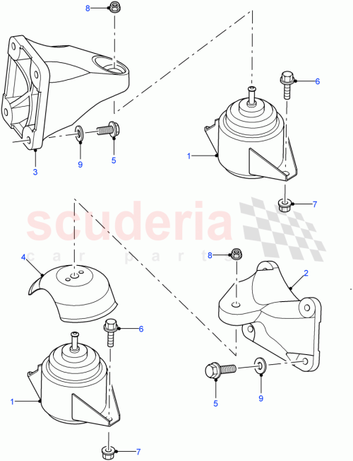 Part Diagram for Land Rover KKJ500260