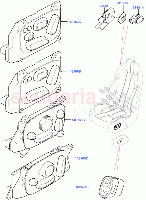 Part Diagram for Land Rover LR042331
